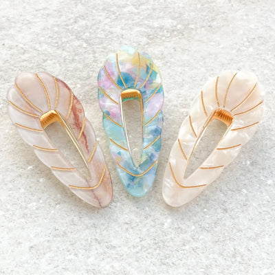 MARINA | SCALLOPED SEASHELL HAIR CLIP | Hair clips | LOSHEN & CREM