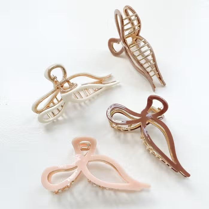 SABRINA | LARGE RIBBON METAL CLAW CLIP | Hair clips | LOSHEN & CREM