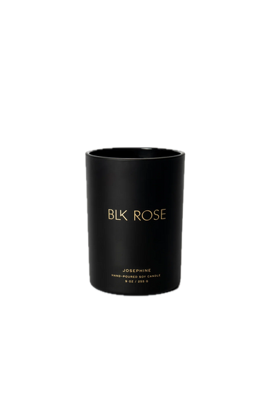 JOSEPHINE BLK ROSE CANDLE | Candles | LOSHEN & CREM