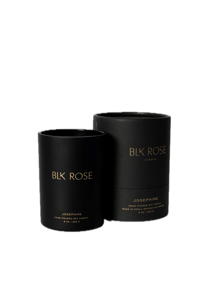 JOSEPHINE BLK ROSE CANDLE | Candles | LOSHEN & CREM