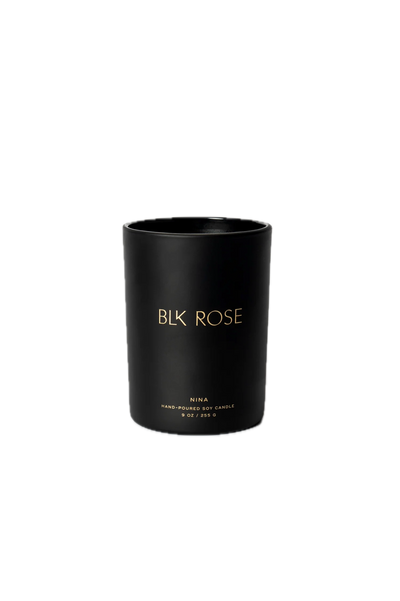 NINA BLK ROSE CANDLE | Candles | LOSHEN & CREM