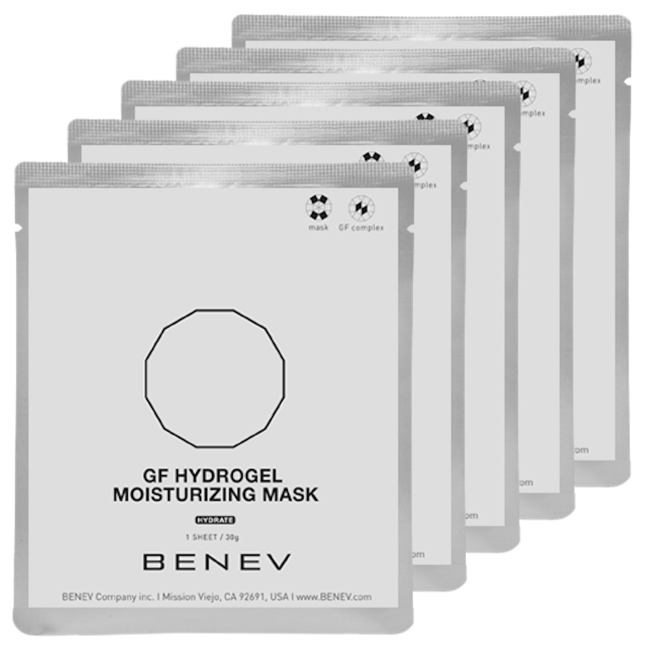 BENEV GF HYDROGEL MOISTURIZING MASK | Hydrogel mask | LOSHEN & CREM