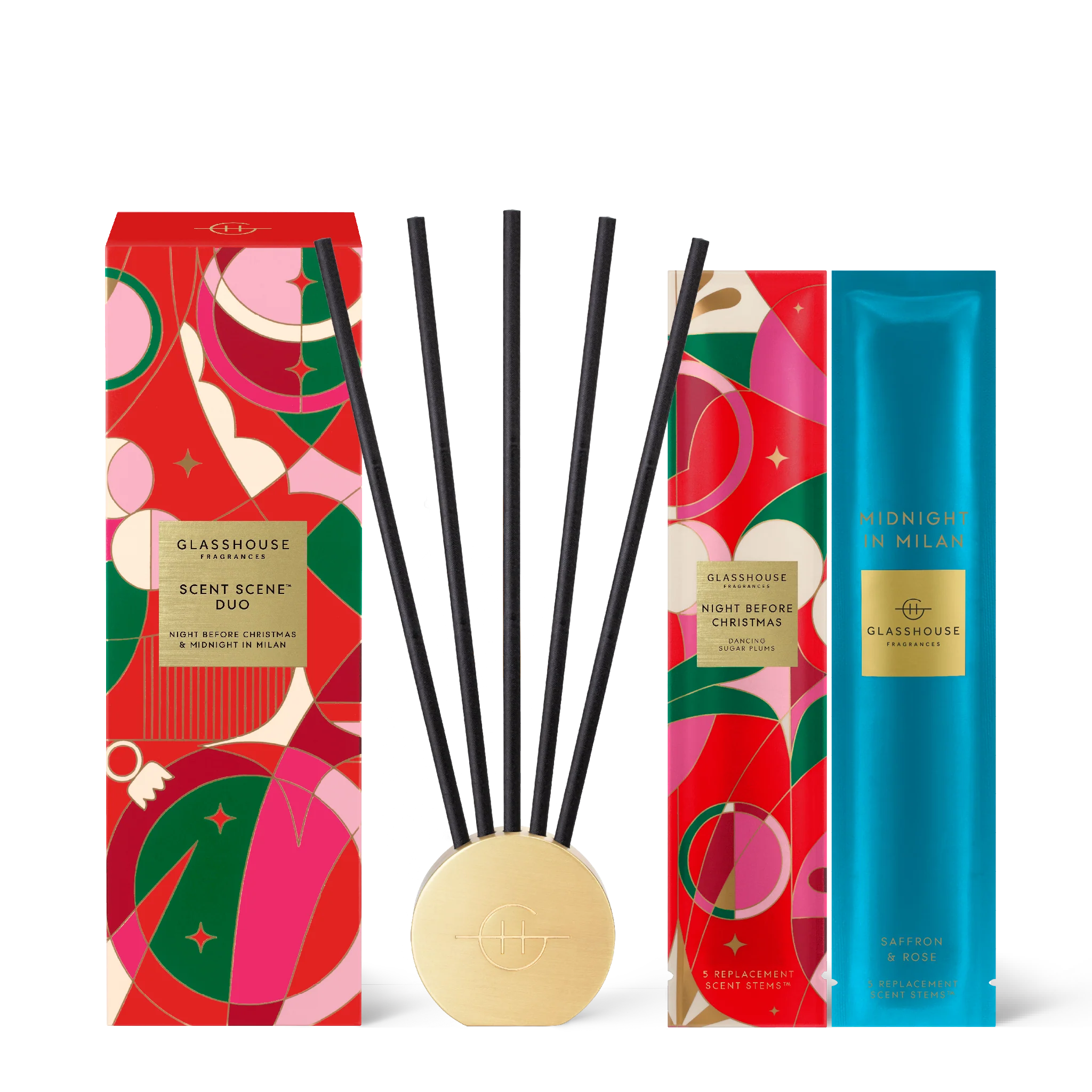 CHRISTMAS - Scent Scene™  duo | Reed diffuser | LOSHEN & CREM