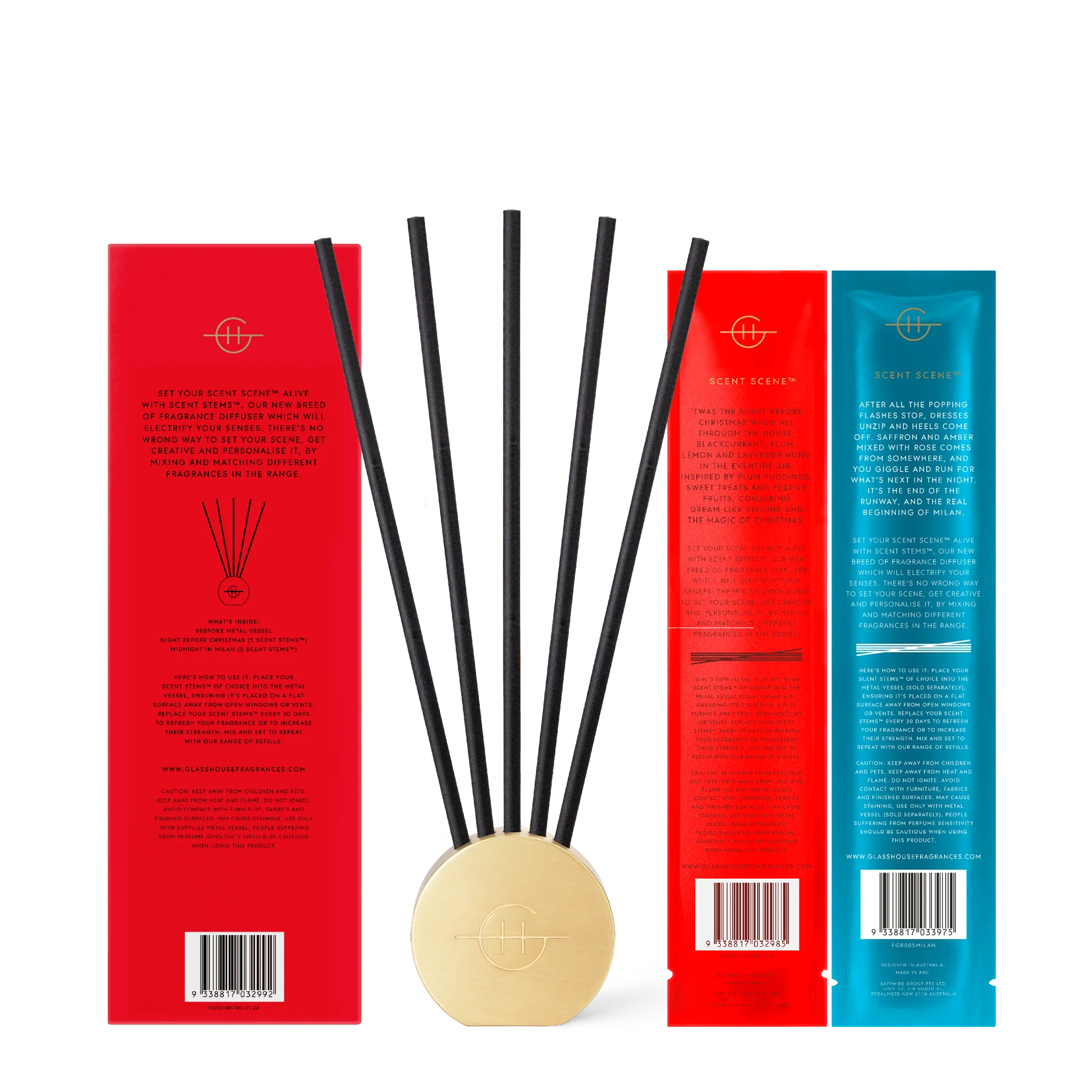 CHRISTMAS - Scent Scene™  duo | Reed diffuser | LOSHEN & CREM