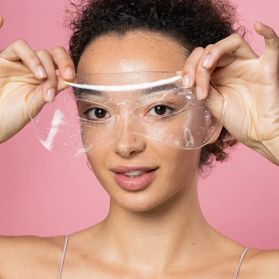 CRYSTAL GLOW HYDROGEL EYE MASK | Biocellulose eye mask | LOSHEN & CREM