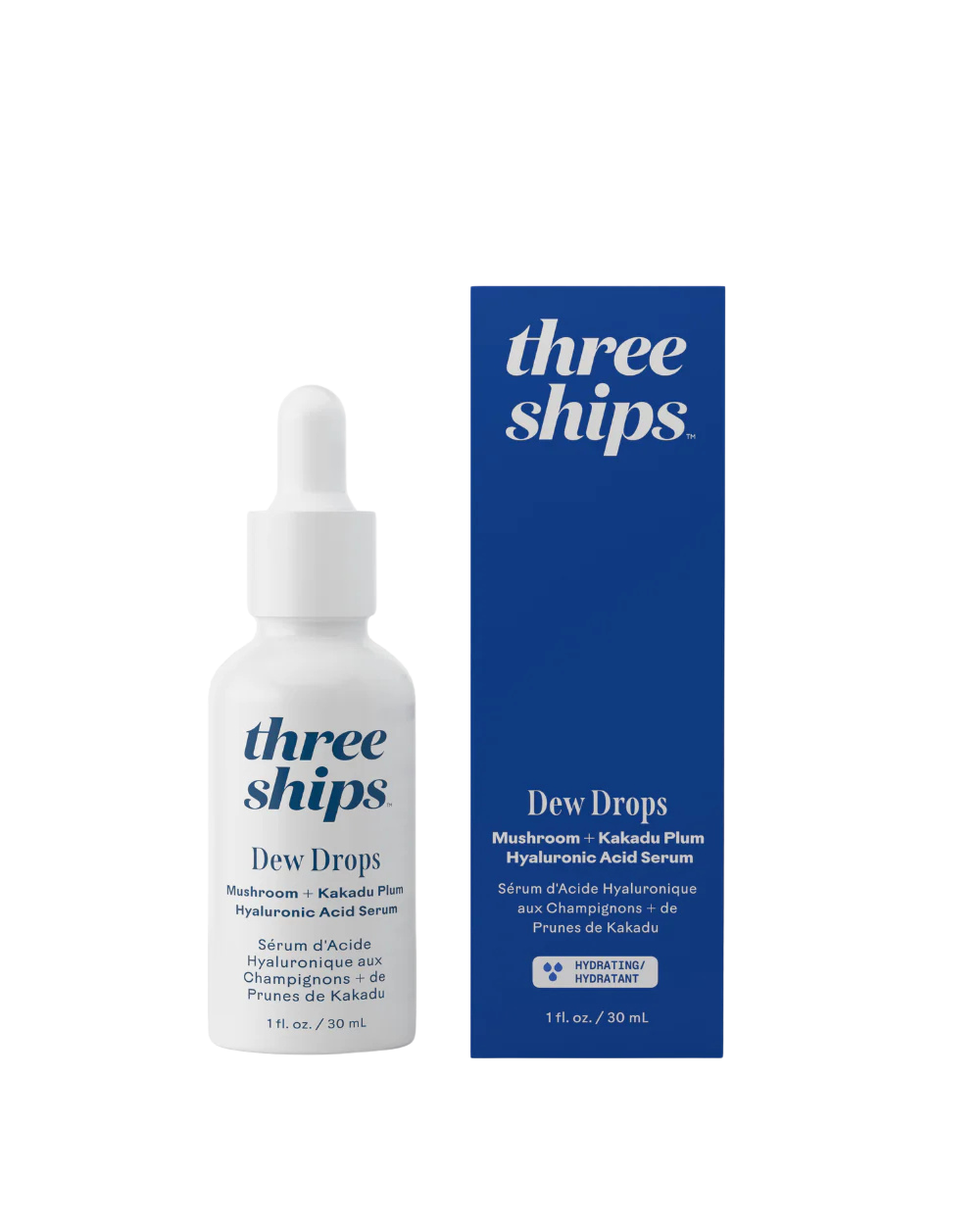 DEW DROPS MUSHROOM HYALURONIC ACID + VITAMIN C SERUM | Hyaluronic acid serum | LOSHEN & CREM