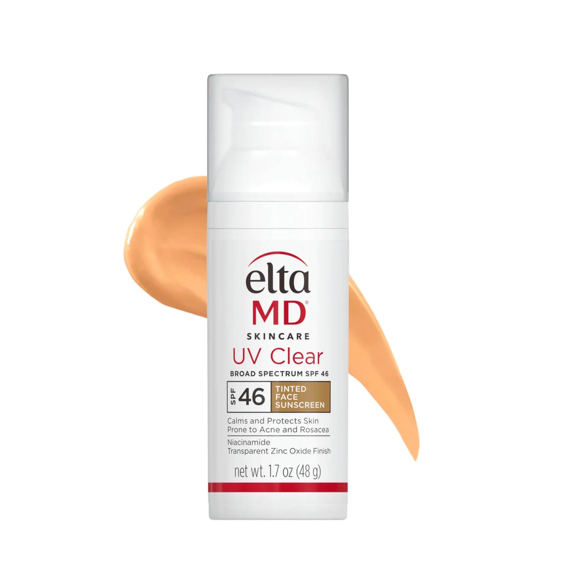 ELTAMD UV CLEAR TINTED BROAD-SPECTRUM SPF 46 | Acne and Rosacea Sun protection | LOSHEN & CREM