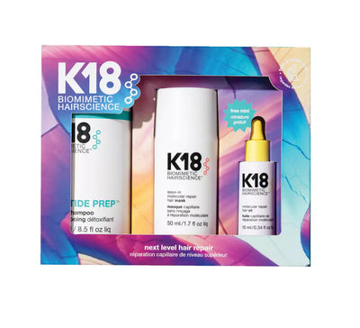 K18 NEXT LEVEL REPAIR TRIO | Hair care kit | LOSHEN & CREM