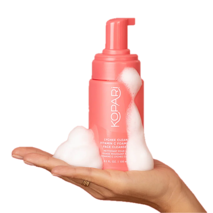 LYCHEE CLEAN VITAMIN C FOAMING FACE CLEANSER WITH VITAMIN C, VITAMIN B5 & ALLANTOIN | Cleansing foam | LOSHEN & CREM