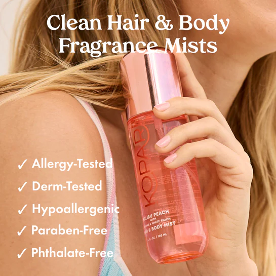 MALIBU PEACH HAIR & BODY FRAGRANCE MIST | Fragrance | LOSHEN & CREM