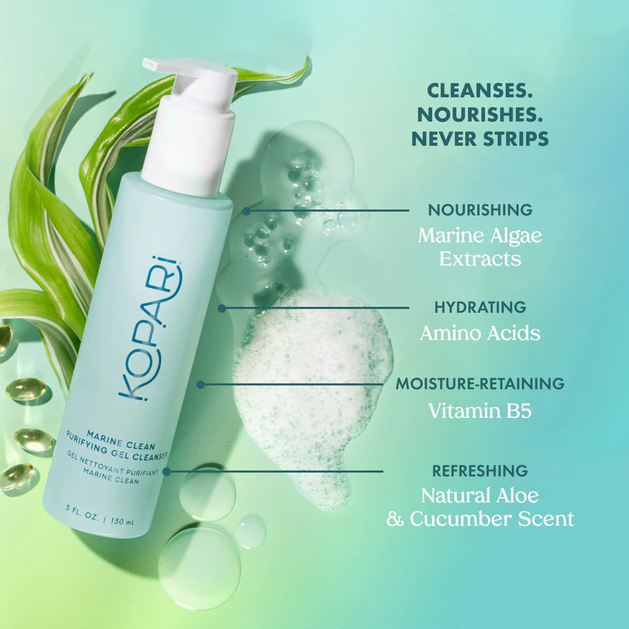 MARINE CLEAN PURIFYING GEL CLEANSER | Cleansing gel | LOSHEN & CREM