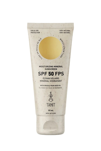 MINERAL SUNSCREEN WITH PRICKLY PEAR SEED OIL SPF 50 UNSCENTED | Mineral sun protection | LOSHEN & CREM