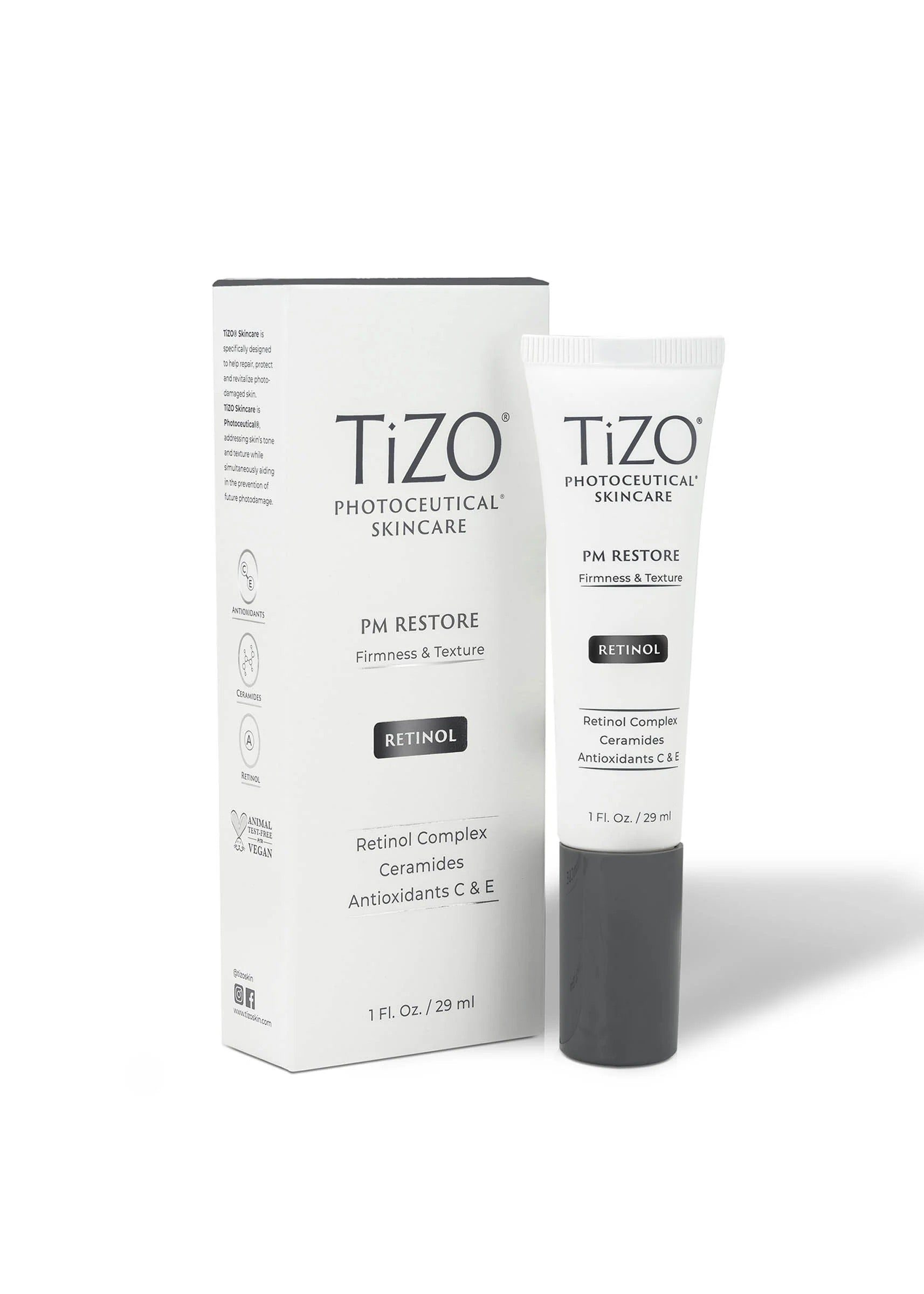 TIZO PHOTOCEUTICAL PM RESTORE | Retinol | LOSHEN & CREM