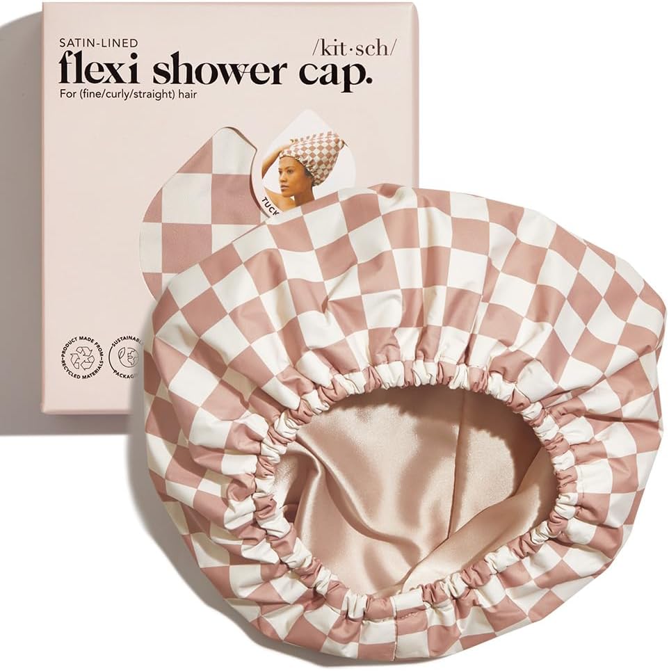 SATIN LINED FLEXI SHOWER CAP | Shower cap | LOSHEN & CREM