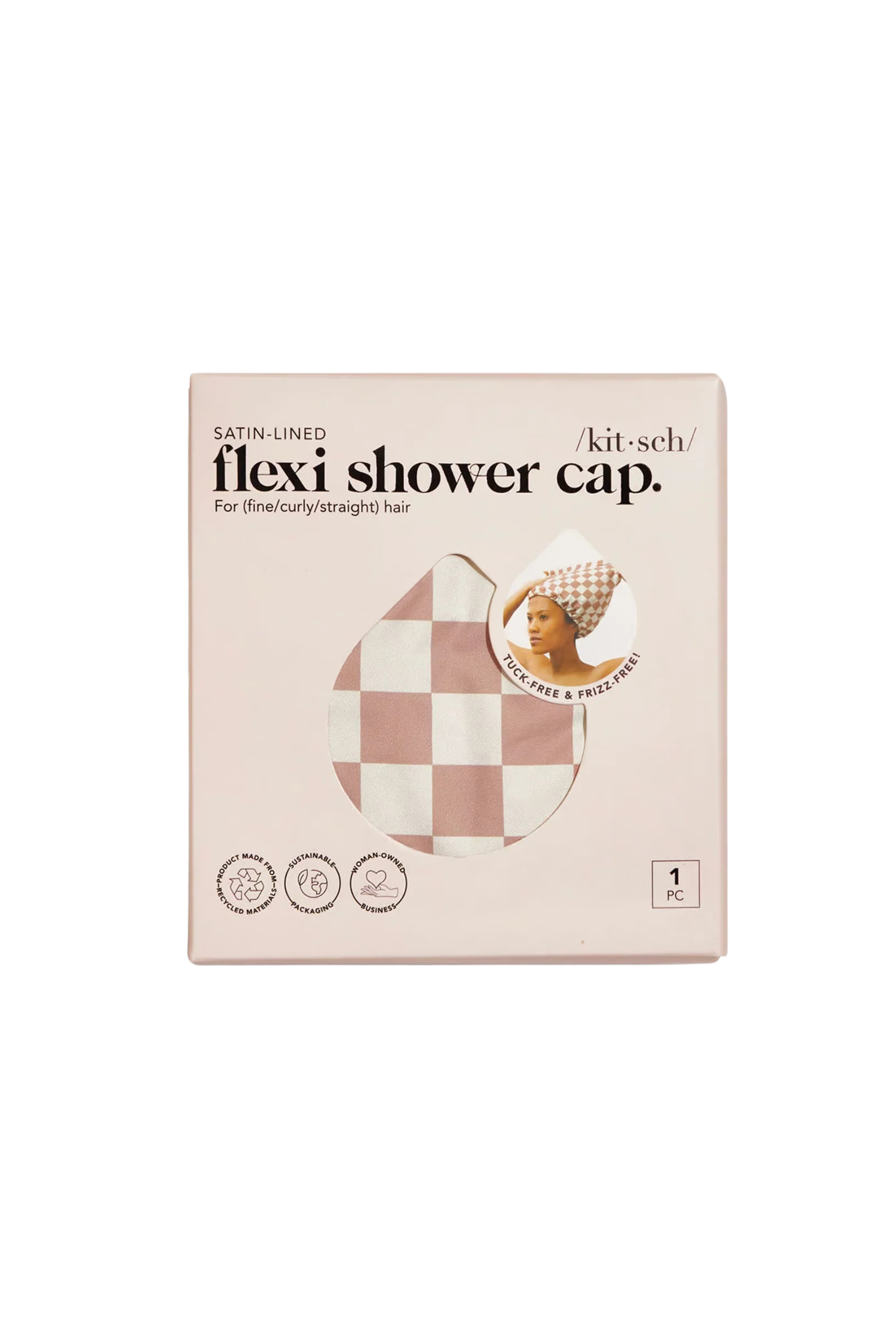 SATIN LINED FLEXI SHOWER CAP | Shower cap | LOSHEN & CREM