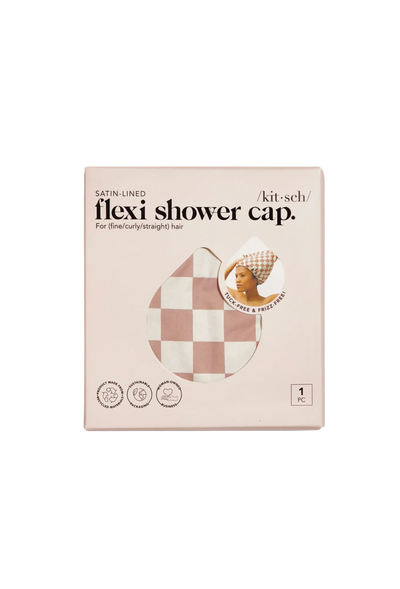 SATIN LINED FLEXI SHOWER CAP | Shower cap | LOSHEN & CREM