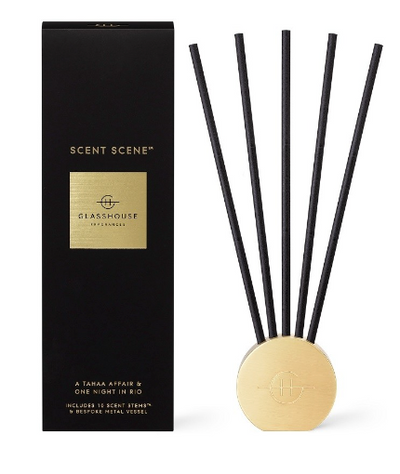 SCENT SCENE DUO - A TAHAA AFAIR & ONE NIGHT IN RIO | Reed diffuser | LOSHEN & CREM