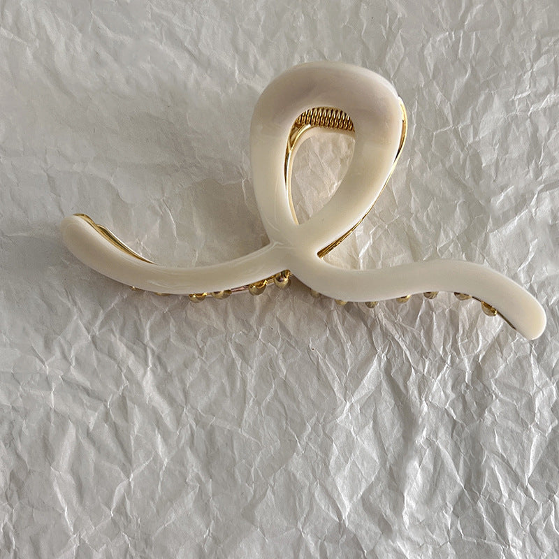 VERA | IVORY GOLD METAL CLAW | Hair clips | LOSHEN & CREM