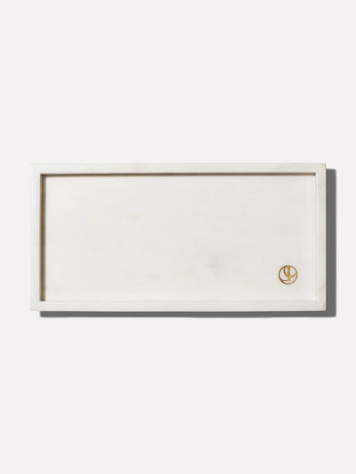 WHITE MARBLE LUXURY TRAY | Decorative tray | LOSHEN & CREM