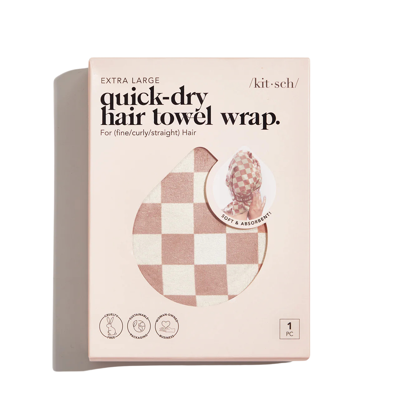 XL QUICK-DRY HAIR TOWEL WRAP | Hair towel | LOSHEN & CREM