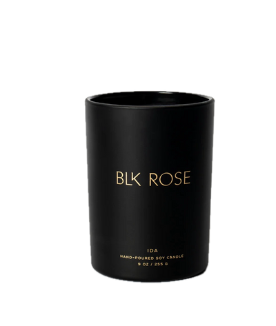 IDA BLK ROSE CANDLE | Candles | LOSHEN & CREM