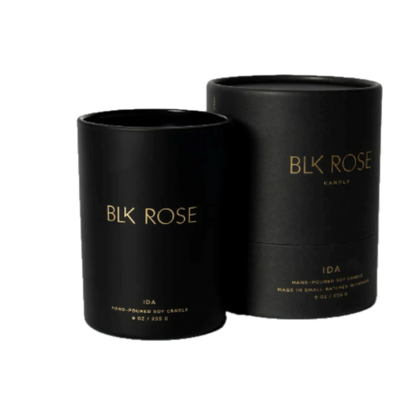 IDA BLK ROSE CANDLE | Candles | LOSHEN & CREM