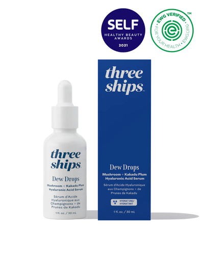 DEW DROPS MUSHROOM HYALURONIC ACID + VITAMIN C SERUM