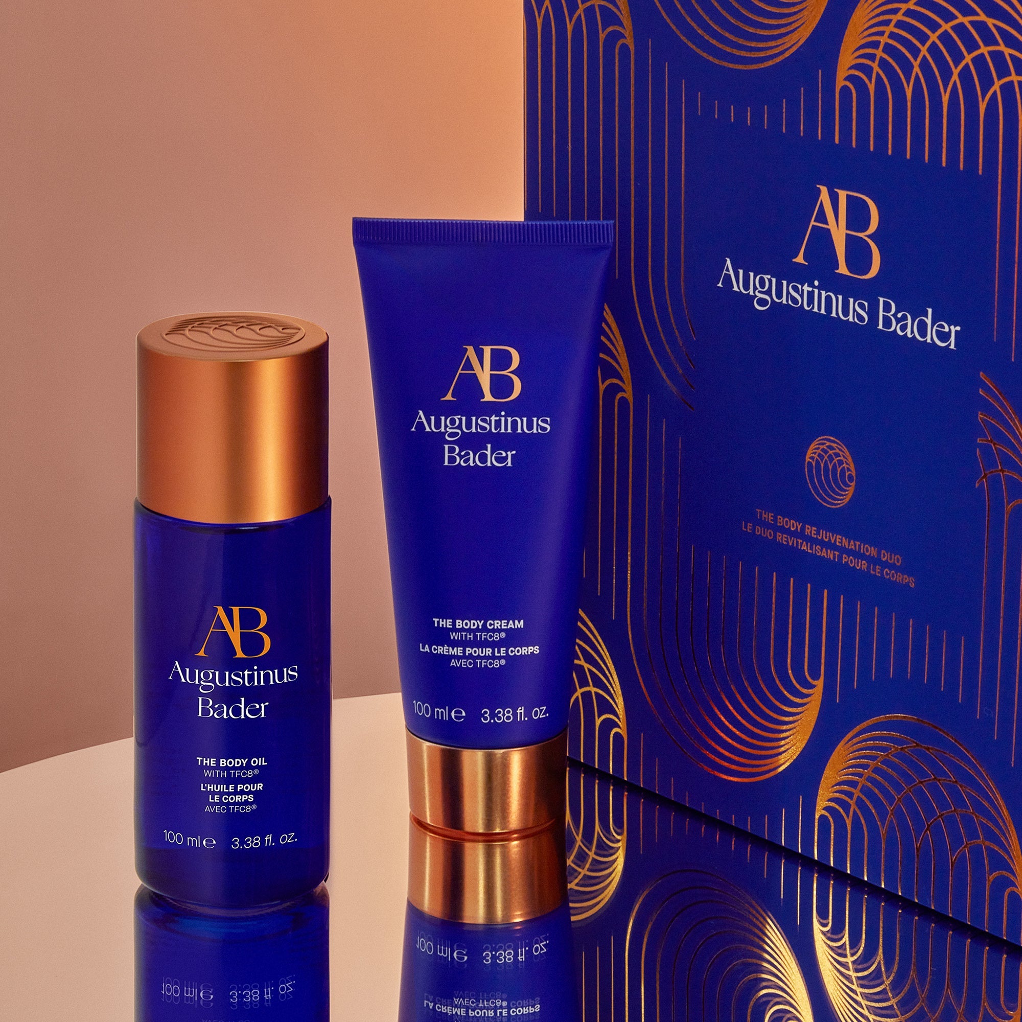 AUGUSTINUS BADER THE BODY REJUVENATION DUO | LIMITED EDITION | Body care kit | LOSHEN & CREM