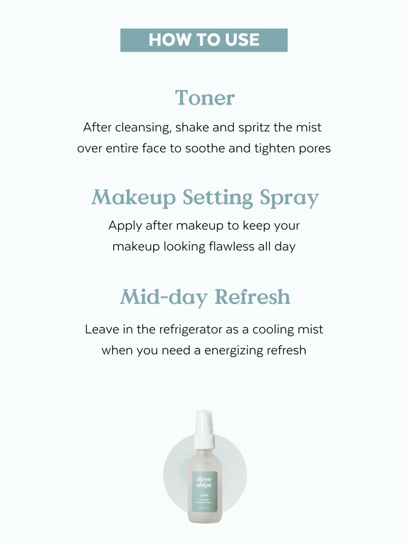 CALM LAVENDER HYDROSOL TONER | Toner | LOSHEN & CREM