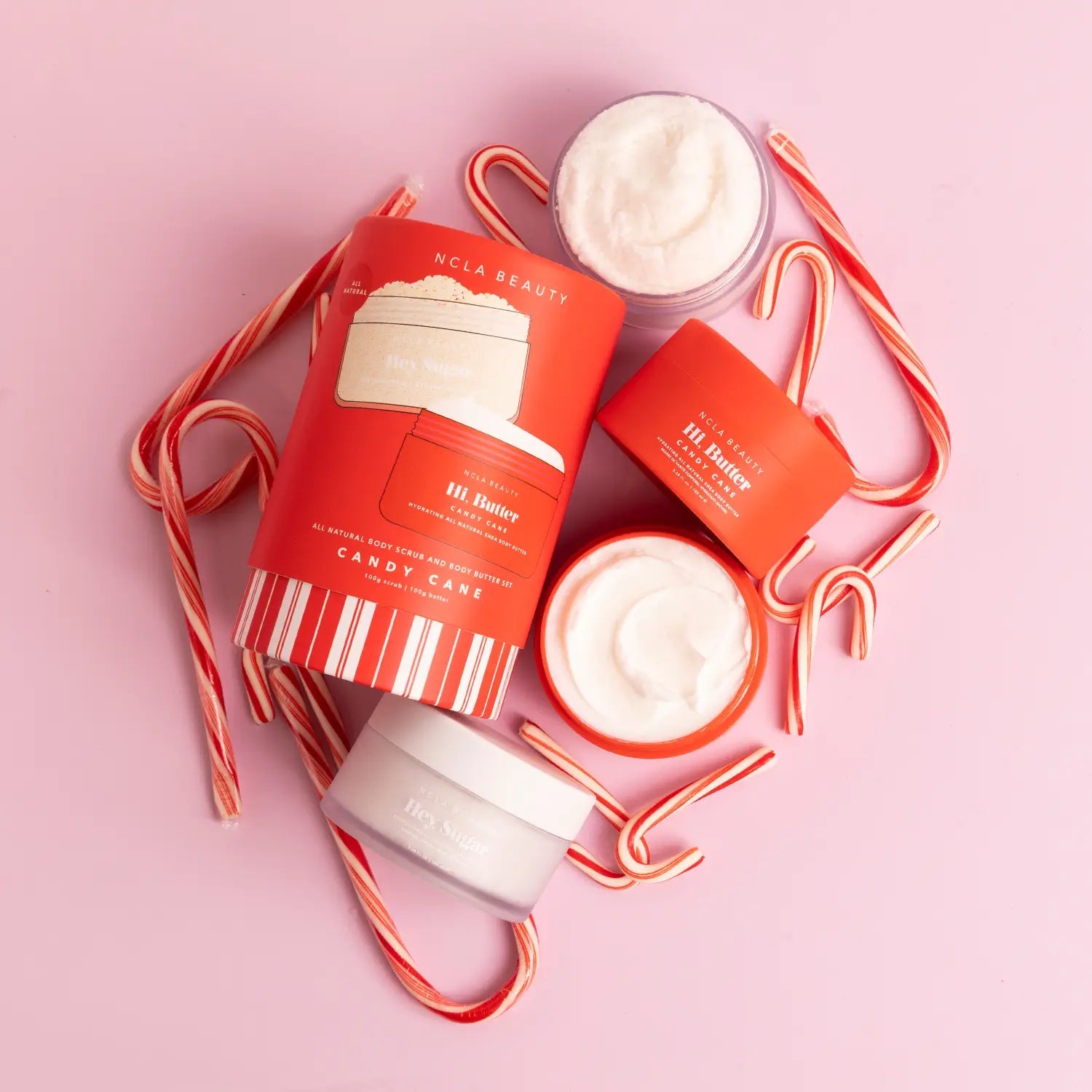 CANDY CANE BODY SCRUB + BODY BUTTER | Scrub | LOSHEN & CREM