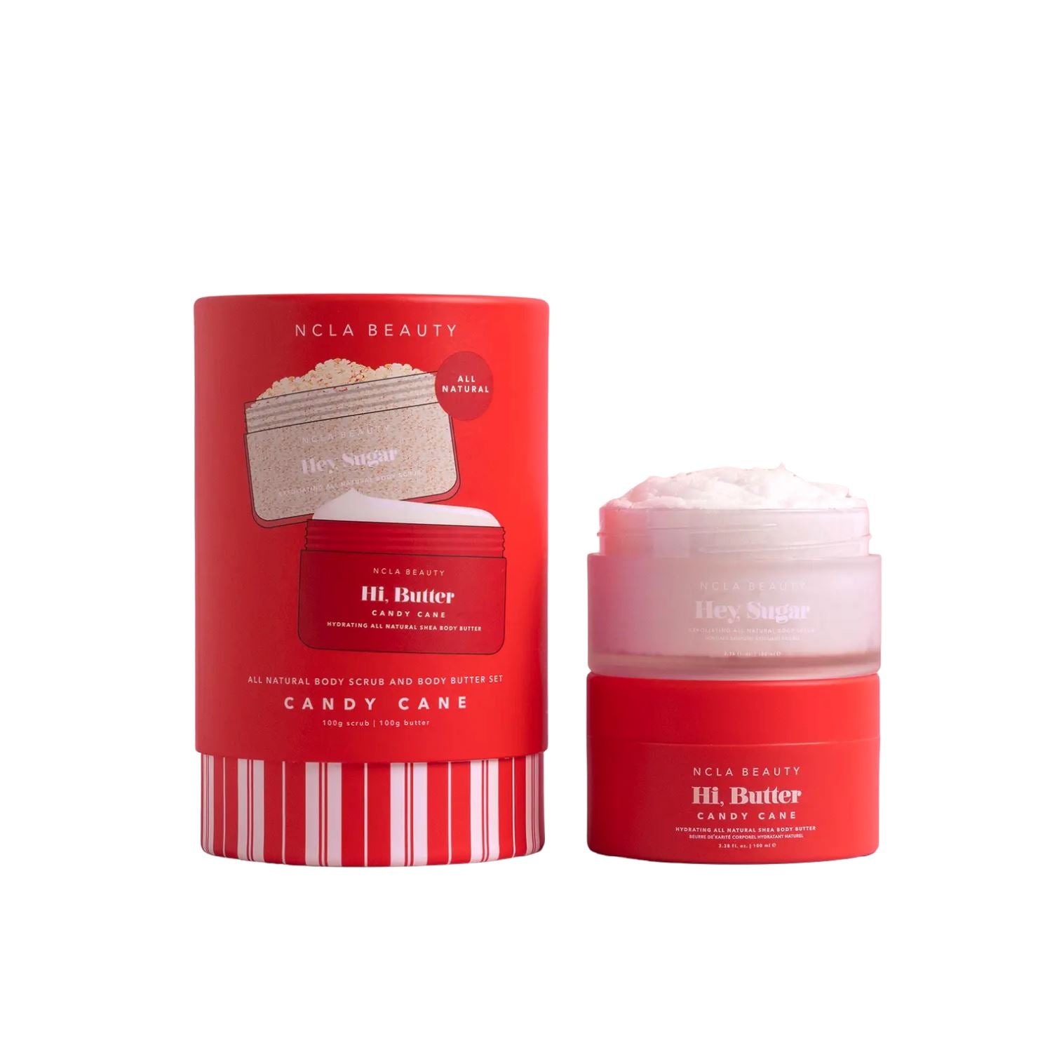 CANDY CANE BODY SCRUB + BODY BUTTER | Scrub | LOSHEN & CREM