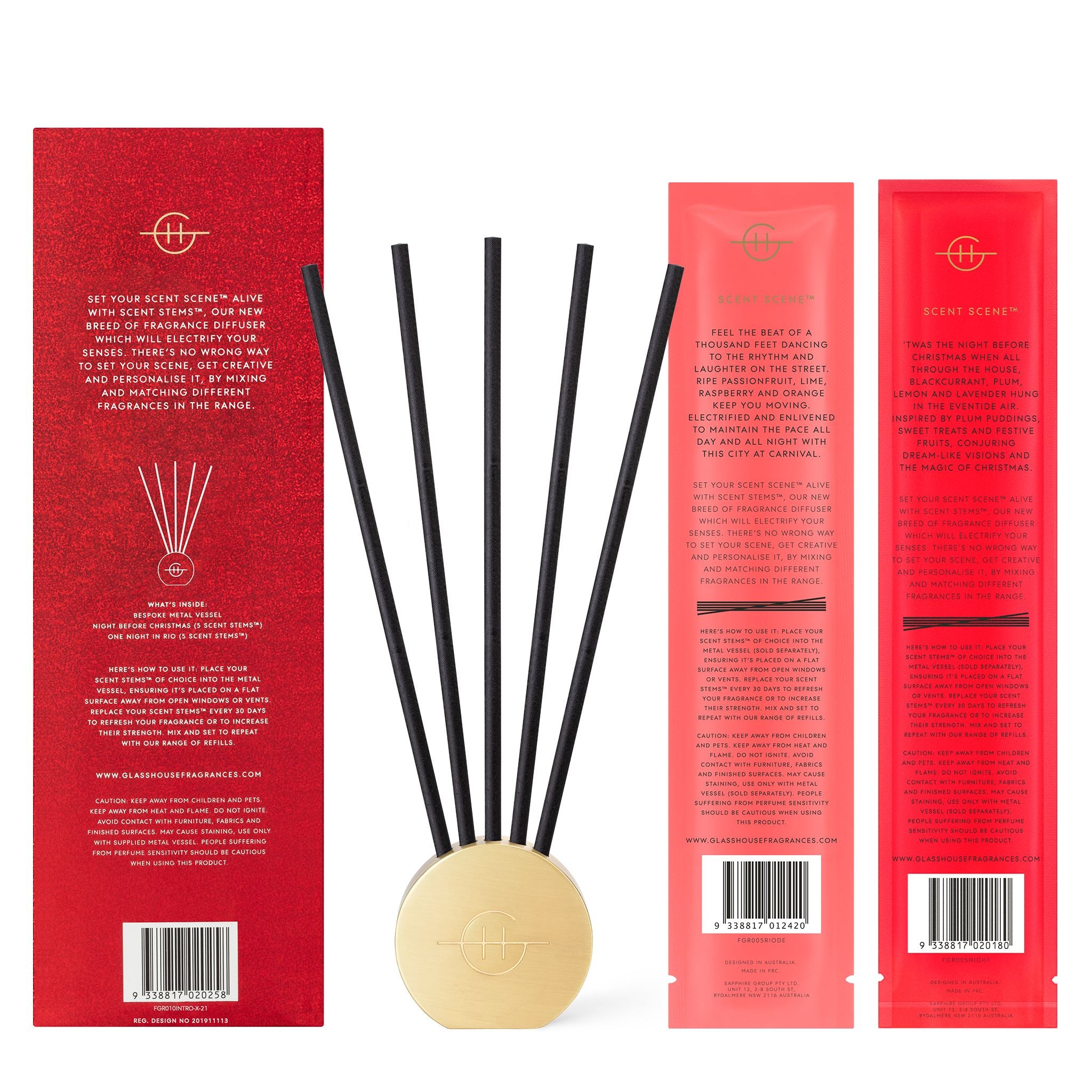 CHRISTMAS - Scent Scene™  duo | Reed diffuser | LOSHEN & CREM