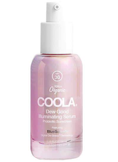 DEW GOOD ILLUMINATING SERUM SUNSCREEN WITH PROBIOTIC TECHNOLOGY SPF 30 | Sun protection organic | LOSHEN & CREM