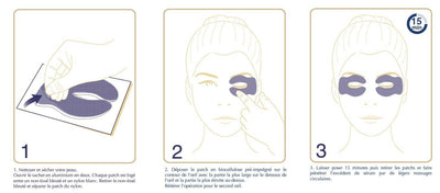 PATCH DEFATIGANTS | Biocellulose eye mask | LOSHEN & CREM