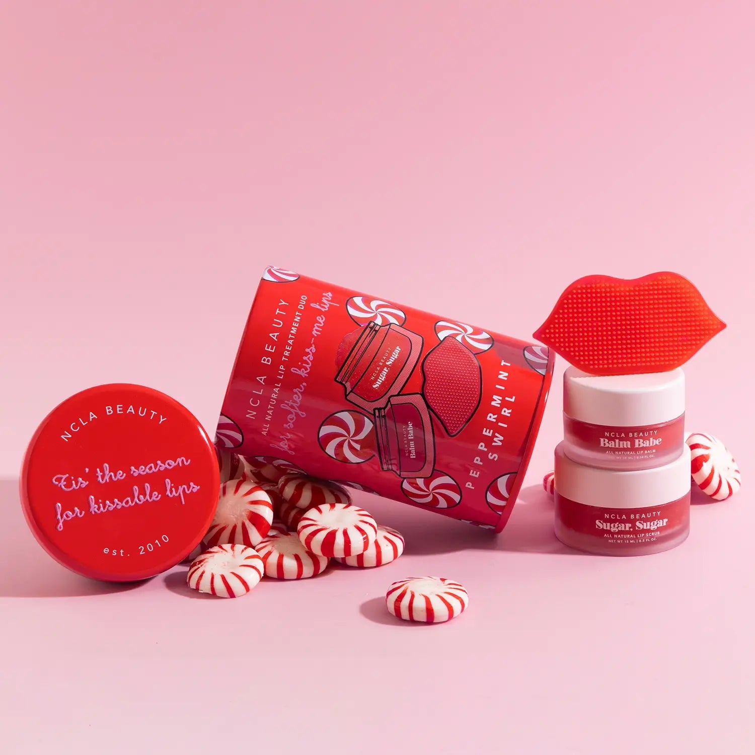 PEPPERMINT SWIRL LIP CARE | Lip balm | LOSHEN & CREM