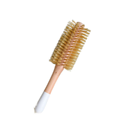 ROUND WOODEN BRUSH - 100% BOAR BRISTLES | Combs & Brushes | LOSHEN & CREM