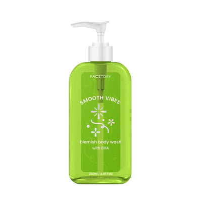 SMOOTH VIBES BLEMISH BODY WASH WITH BHA | Keratosis Pilaris | LOSHEN & CREM